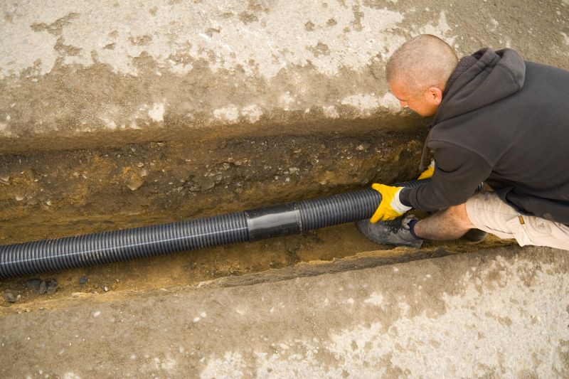 Drainage pipe installation
